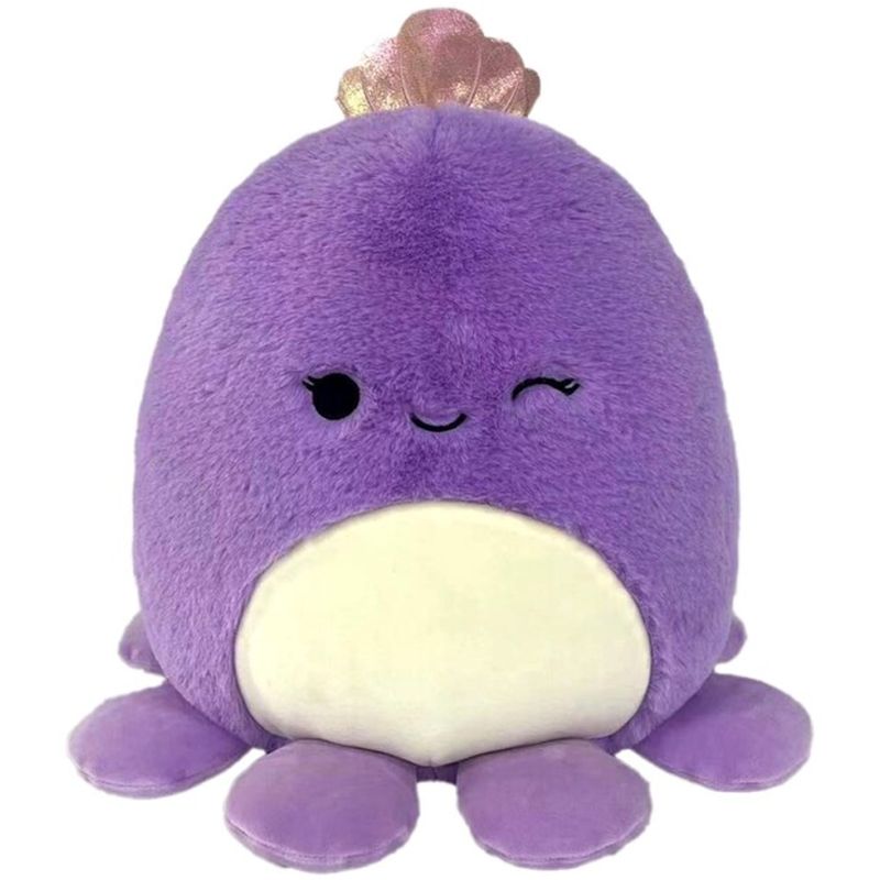 Squishmallows 30 cm Fuzz A Mallows Violet Octopus