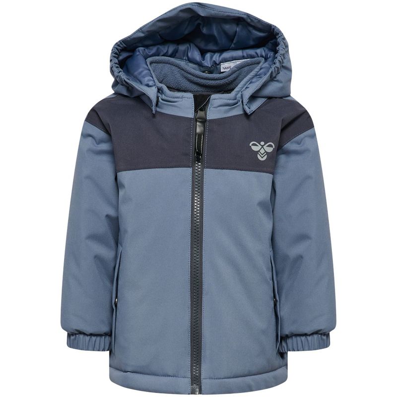 Hummel Hmlmini Block vinterjakke til småbarn, Flint Stone