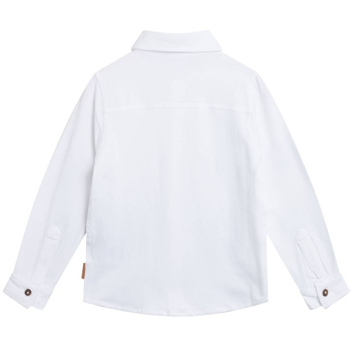 Hust & Claire Rasmus jersey skjorte til barn, hvit 