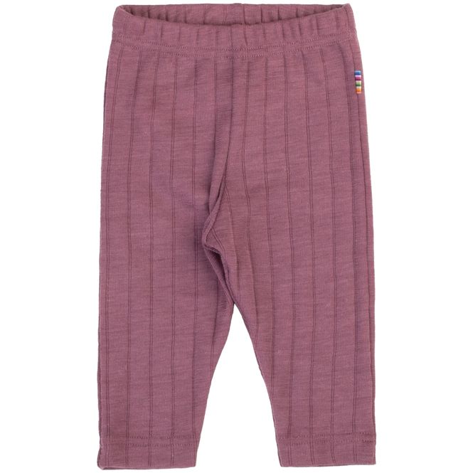 Hovedbilde Joha leggings i ull/silke til baby, Heather