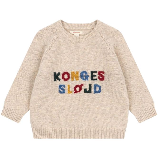 Hovedbilde Konges Sløjd Billi genser i ull til barn, Off ...