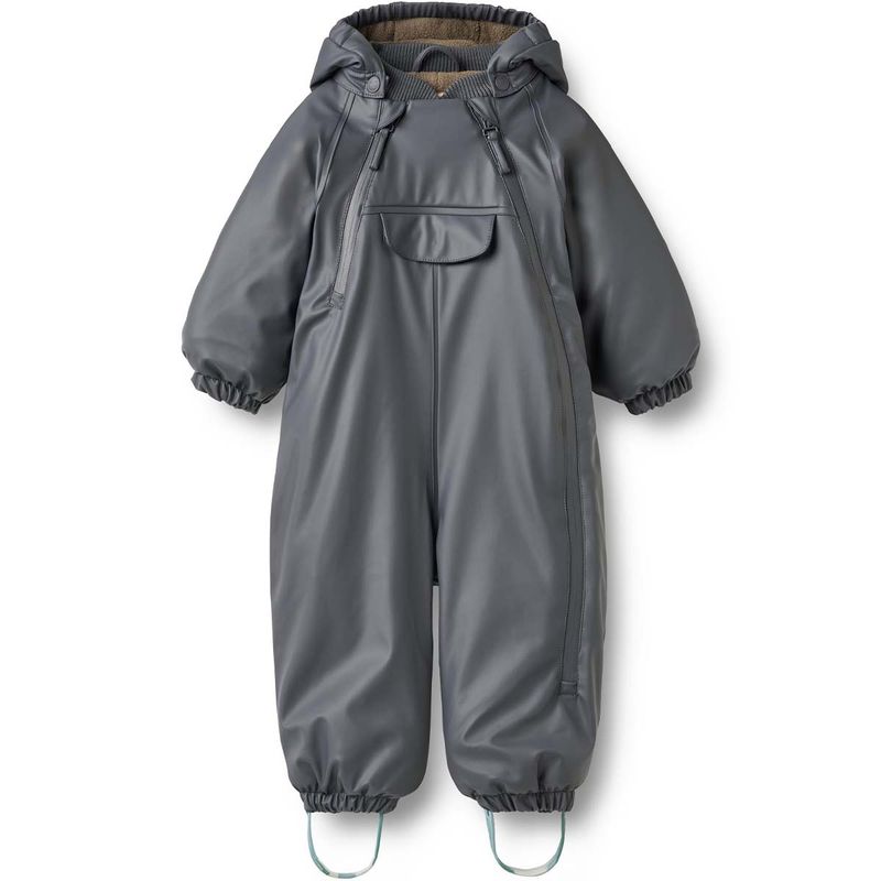 Wheat Evig vinterregndress til baby, Greyblue