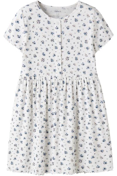 Hovedbilde Name It Nkfvemia kjole til barn, Bright White