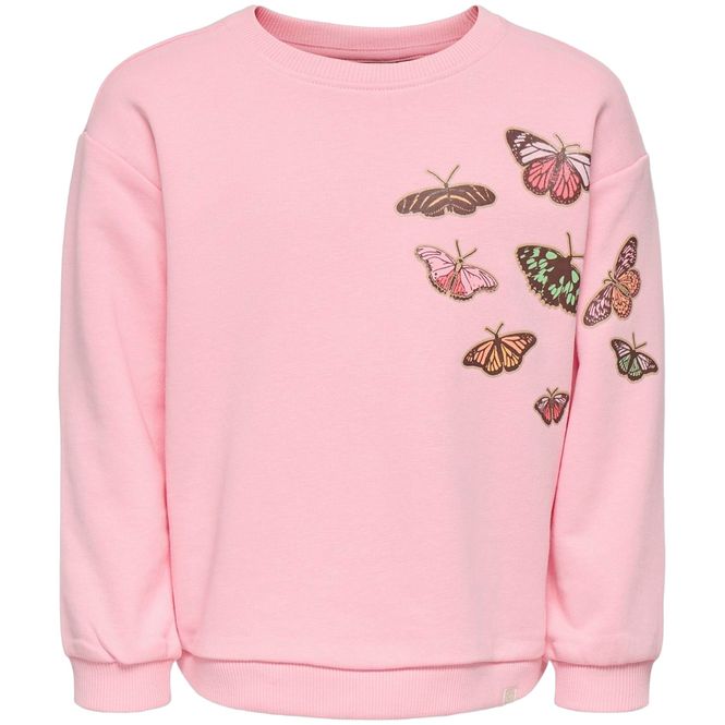 Hovedbilde Kids Only Kmgbutterfly sweatshirt, Tickled Pink ...