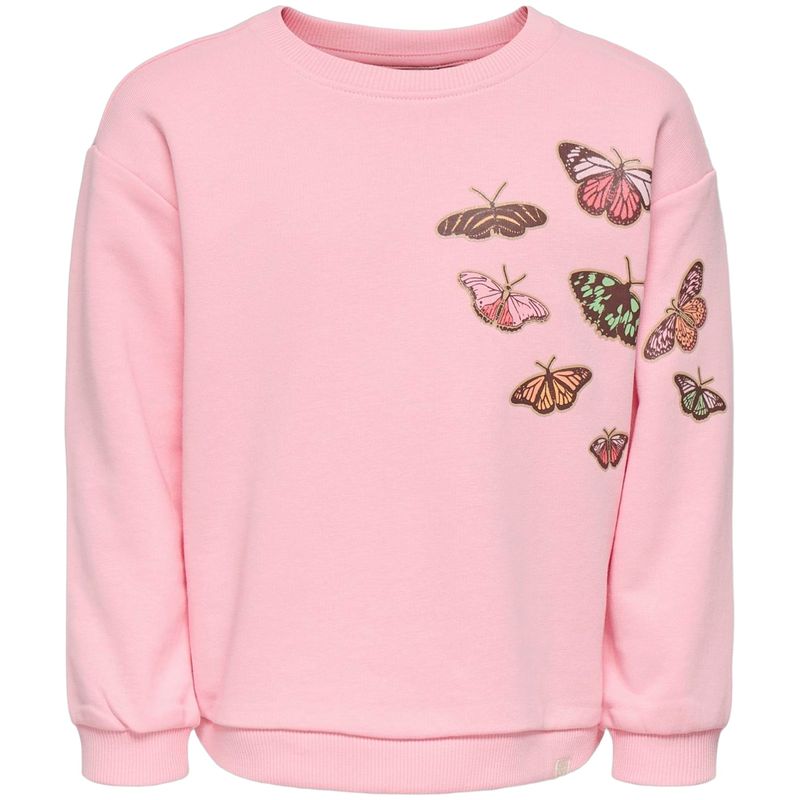 Kids Only Kmgbutterfly sweatshirt, Tickled Pink Butterfly