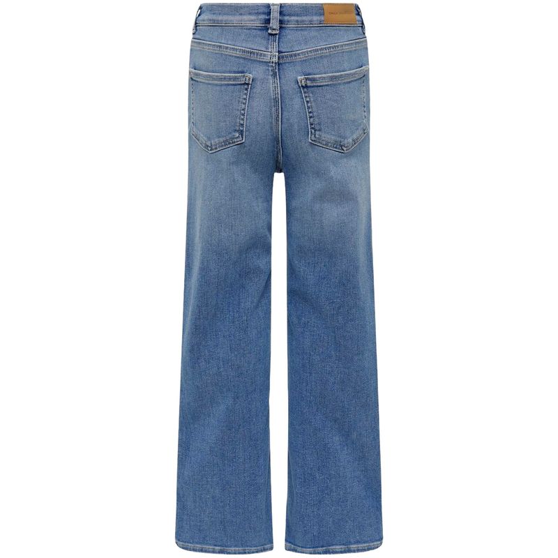 Kids Only Kogmadison Blush Wide jeans, Medium Blue Denim