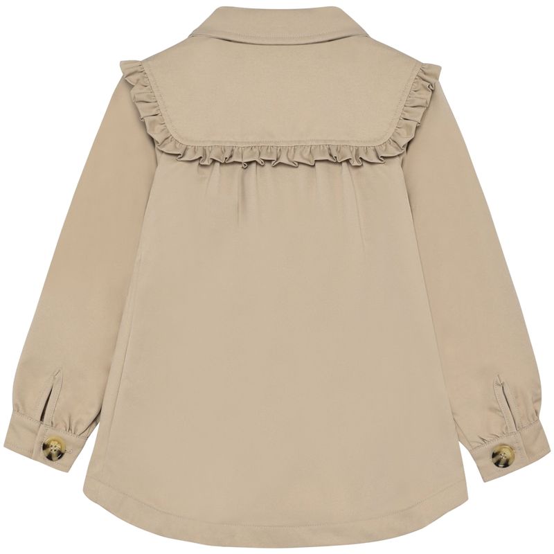 Minymo trenchcoat til barn, Doeskin