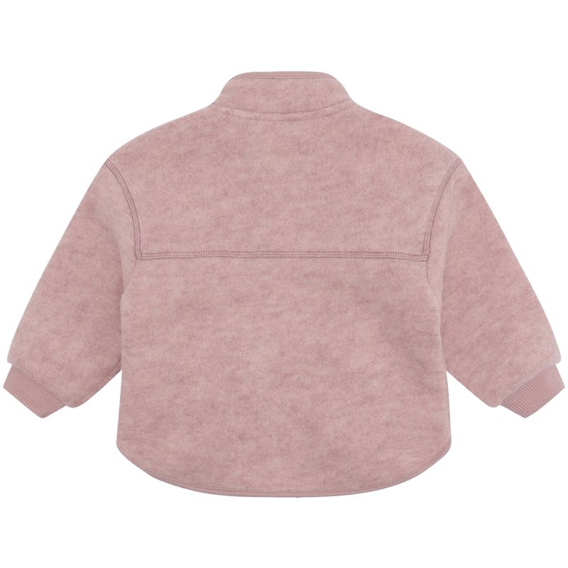 Hust and Claire Hcemi zip-jakke i ullfleece, Heather