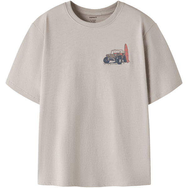 Hovedbilde Name It Nkmvelix t-skjorte til barn, Chateau Gray