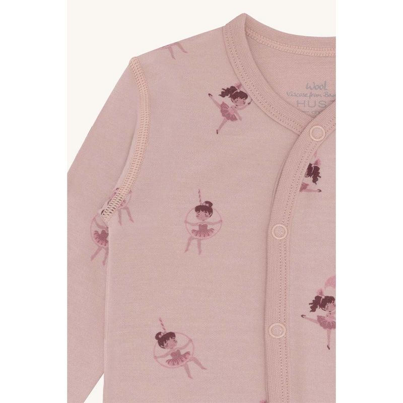 Hust and Claire heldress/pyjamas i ull/bambus, Adobe Rose