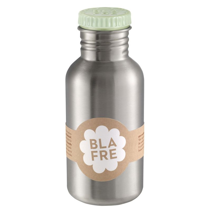 Blafre stålflaske til barn 500 ml. mintgrønn