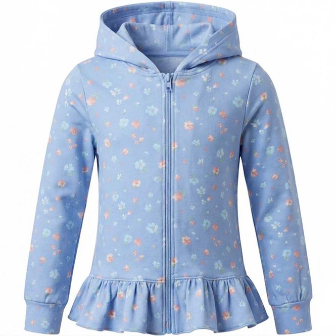 Hovedbilde Vilje & Ve Signe zip-jakke til barn, Blå