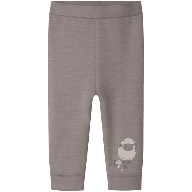 Hovedbilde Name It Nbnwup leggings i ull/bomull, Satellite