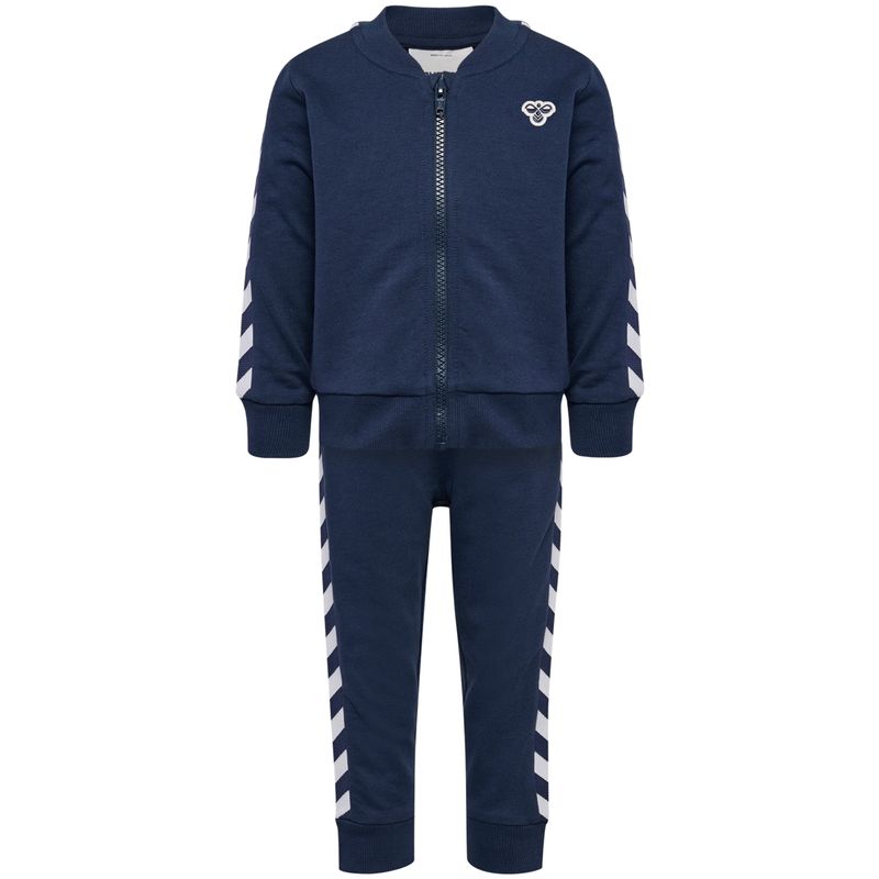 Hummel Chevron joggedress-sett til småbarn, Dress Blues