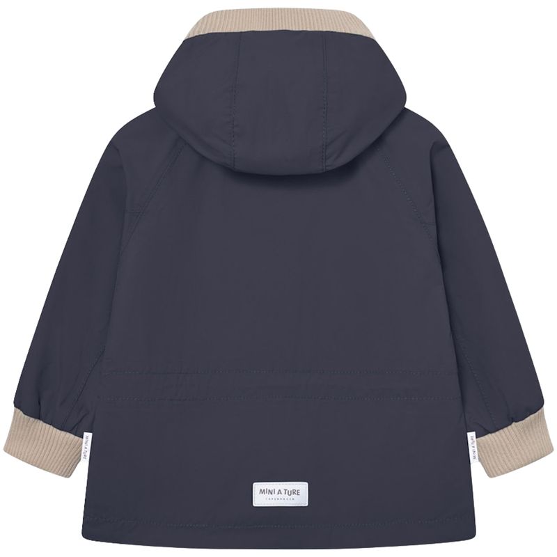 Mini A Ture Matwally vår-og høstjakke småbarn, Ombre blue