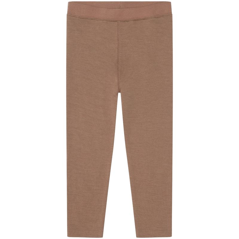 Hust & Claire Hcliro leggings til småbarn i ull, Coca Mocha