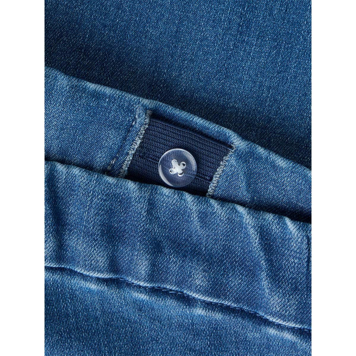 Name It Nkfpolly Bootcut jeggings til barn, Medium Blue Denim