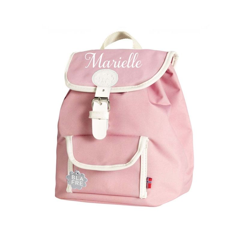 Blafre barnesekk 6 Liter med navn, lyserosa