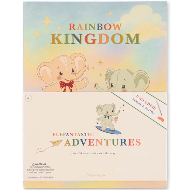 Hovedbilde Konges Sløjd Magic Rainbow malebok m/maling, ...