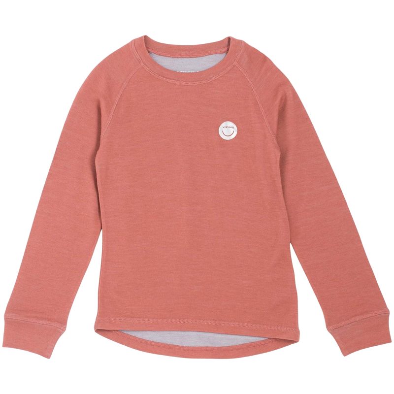Viking Soft genser i ull/bambus til barn, Pink