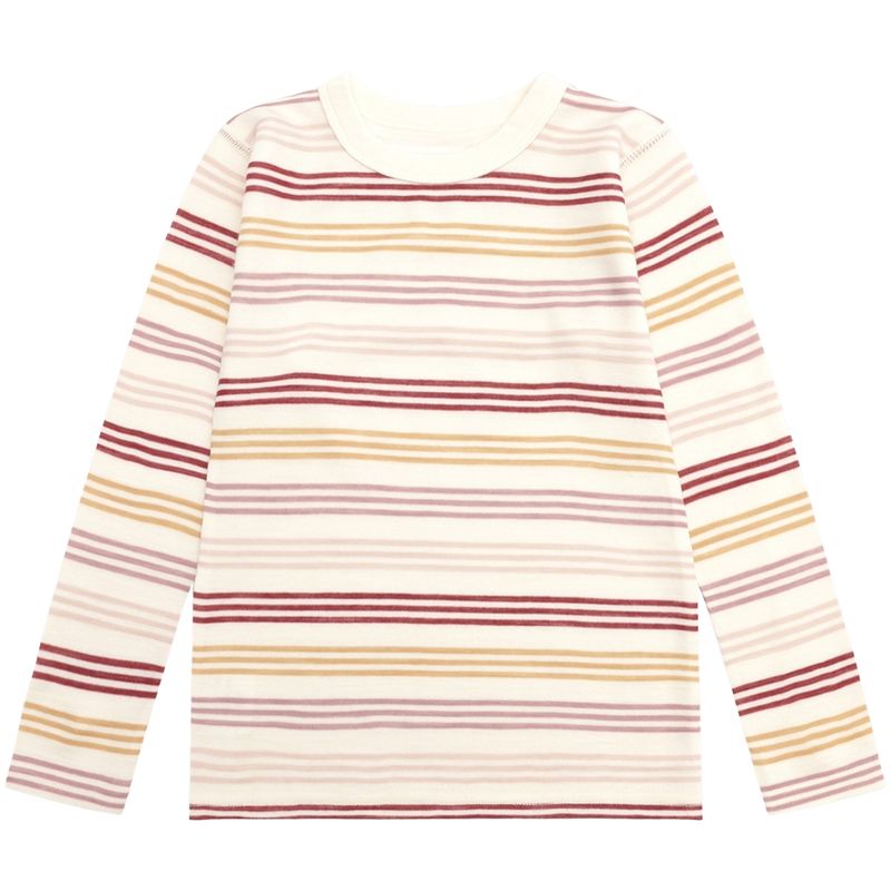 Hust and Claire Abba 3 Stripes ull/bambus genser, Off White