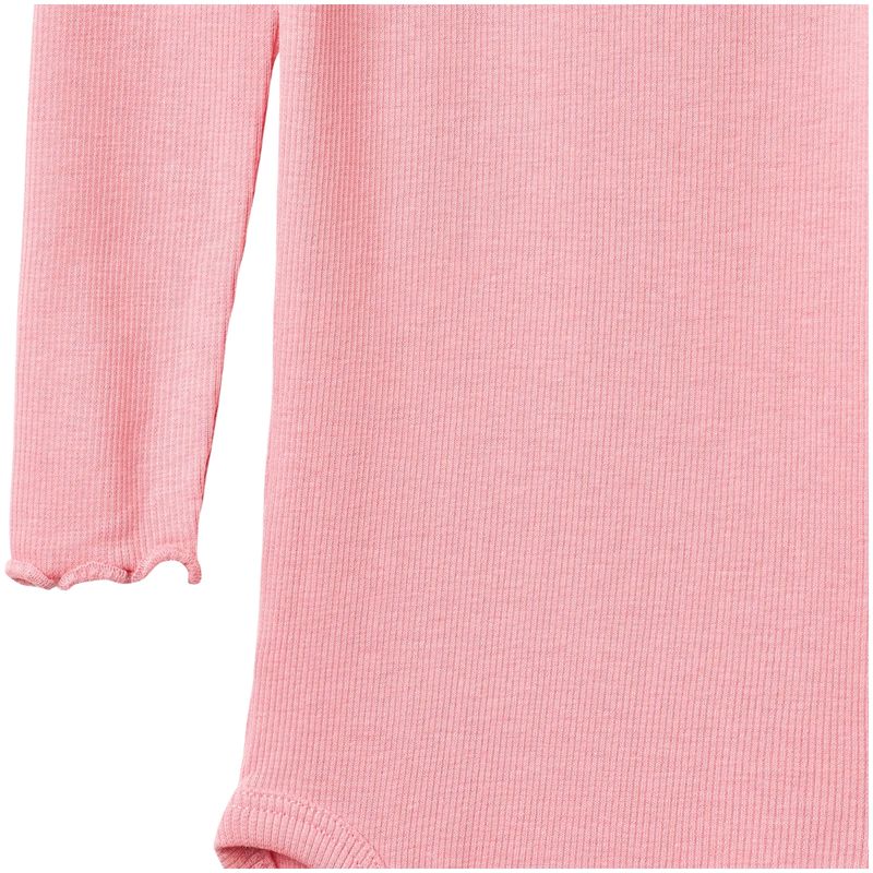 Wheat Lotta rib lace body, Bubblegum