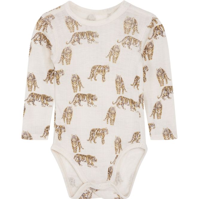 Hovedbilde Hust & Claire Tiger body i ull/lyocell, French ...