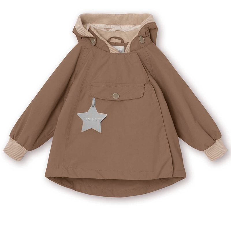 Mini A Ture Wai vårjakke m/fleece, pine bark