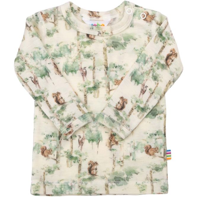 Hovedbilde Joha Squirrel genser i ull til småbarn, Off white