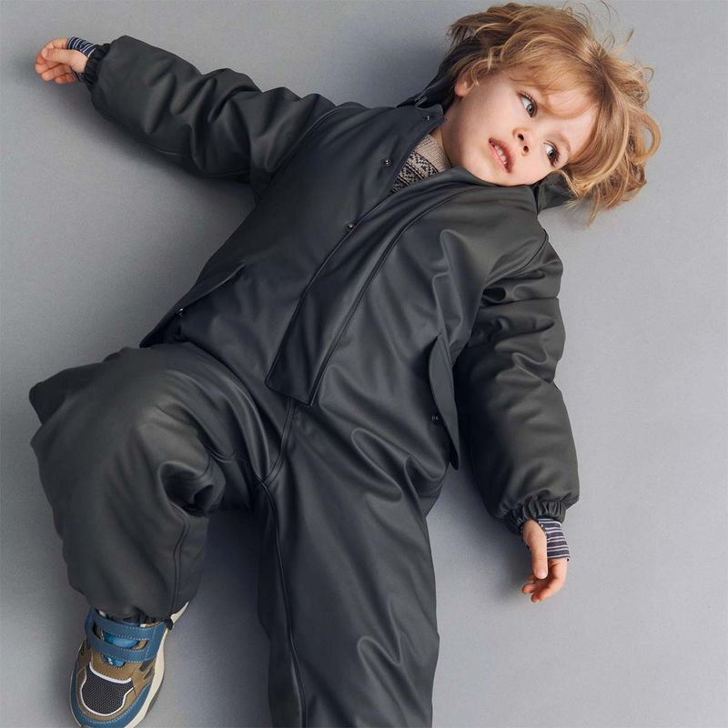 Wheat Ludo PU vinterdress til barn, Greyblue