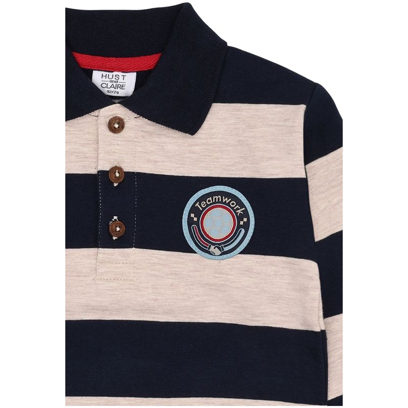 Hust and Claire Sejer polo genser til barn, More Navy