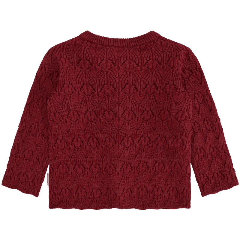 Hust and Claire Hccilja Pointelle cardigan baby, Teaberry