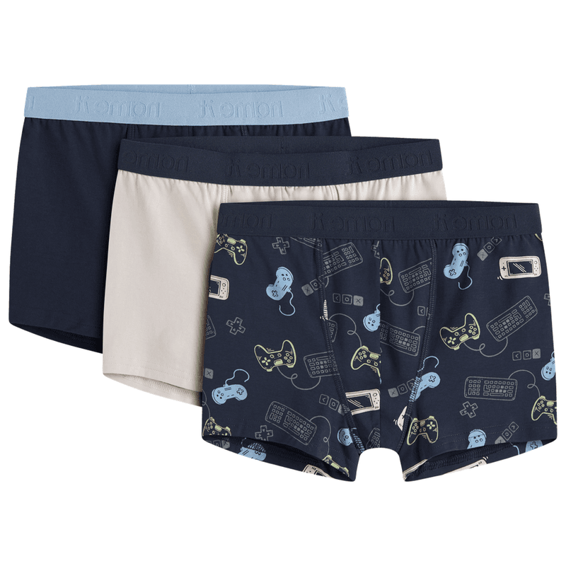 Name It Nkmboxer 3-pack boxer til barn, Navy Blazer
