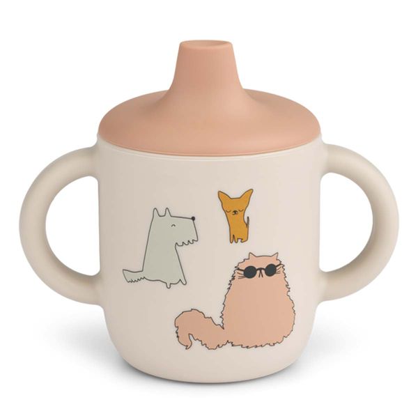 Hovedbilde Liewood Neil Sippy tutekopp, Cats and Dogs/Sandy