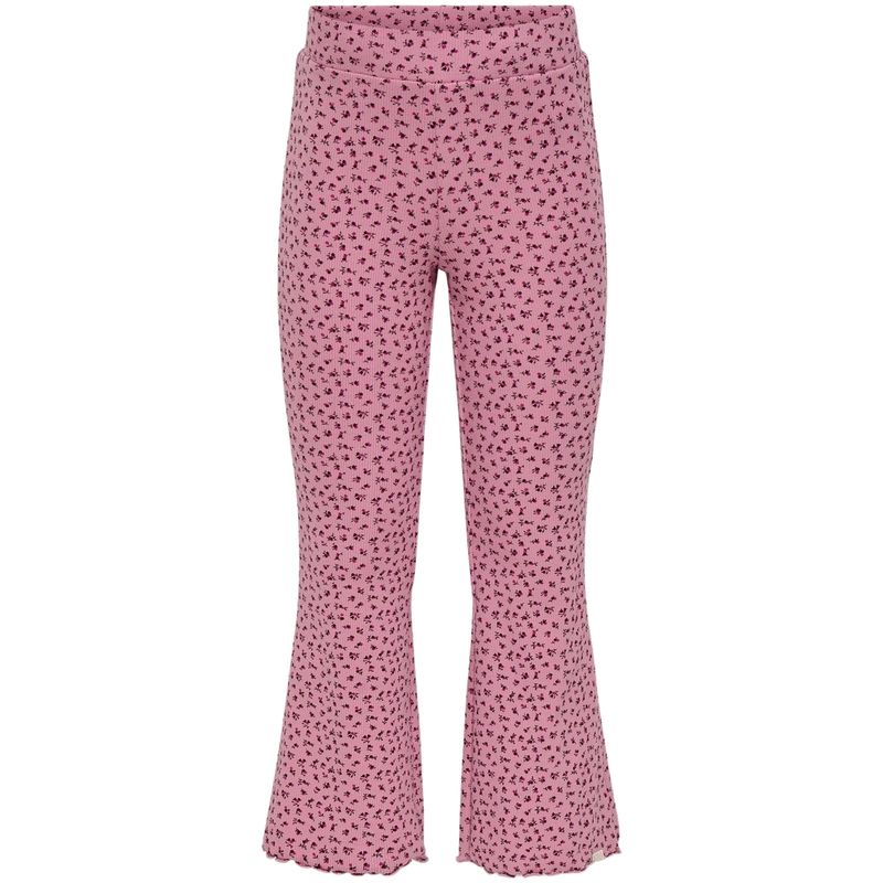 Kids Only Kmgtrinny flared leggings til småbarn, Foxglove