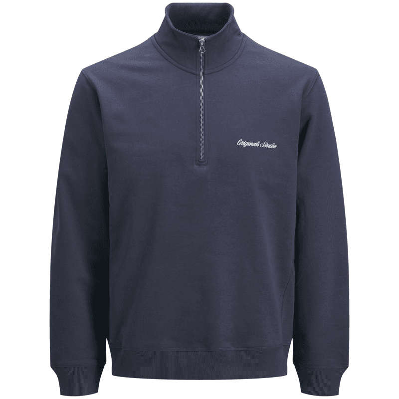 Jack and Jones Jr Jornorrebro half-zip genser, Crown Blue