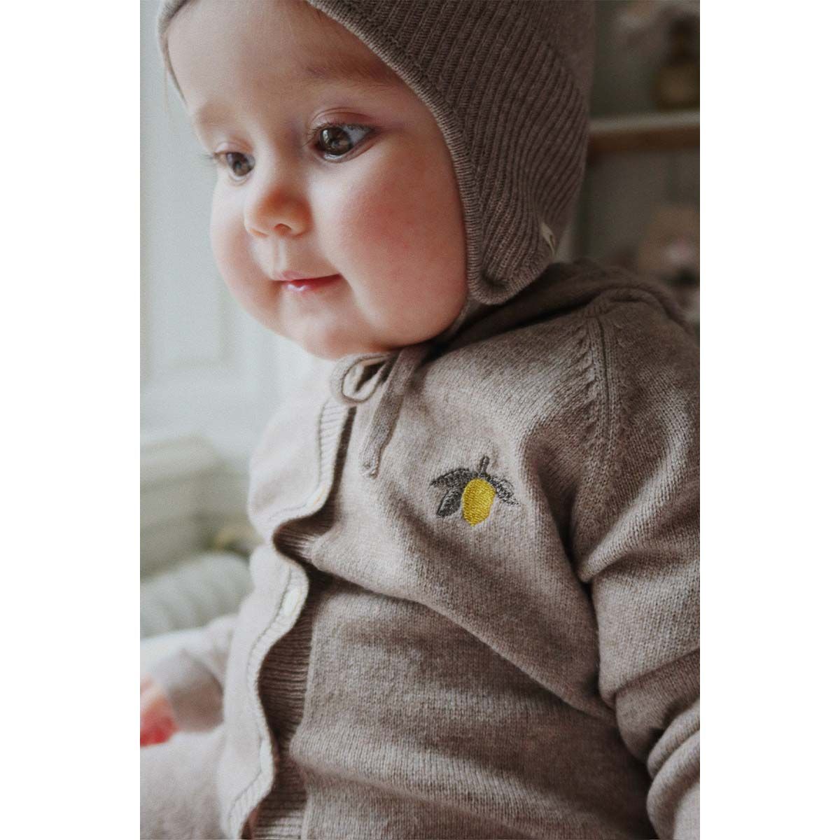 Konges Sløjd Mattou heldress i ull, Light Brown