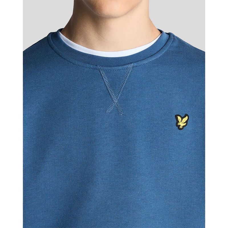 Lyle & Scott Crew Neck sweatshirt til barn, Dark Cornflower
