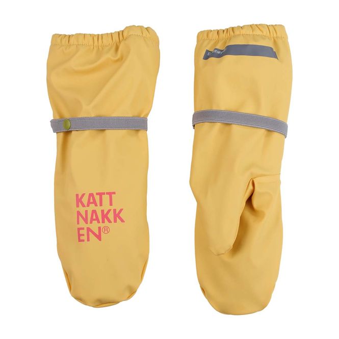 Hovedbilde Kattnakken regnvotter til baby og barn, Bananskum