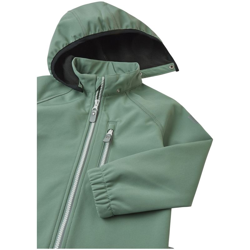 Reima Vantti softshelljakke til barn og baby, Stone Green