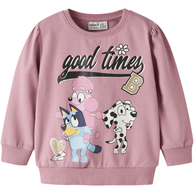 Hovedbilde Name It Nmfjonera Bluey sweatshirt småbarn, Lilas