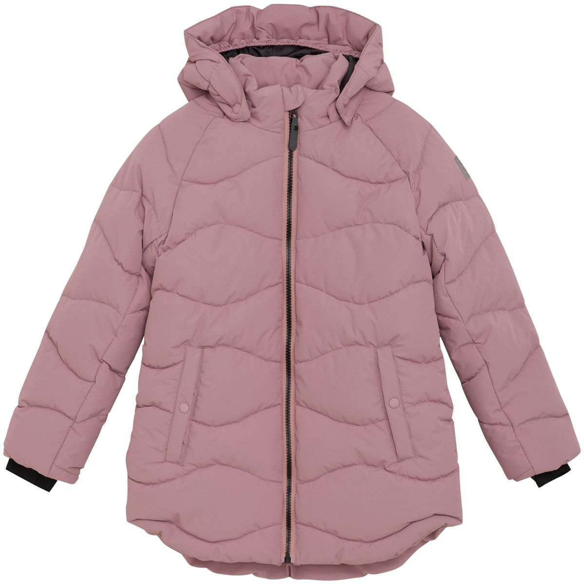 Colorkids quilted vinterjakke til barn, Woodrose