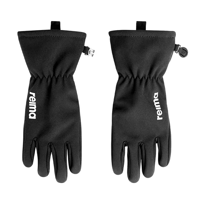 Hovedbilde Reima Tehden softshell hansker til barn, Black