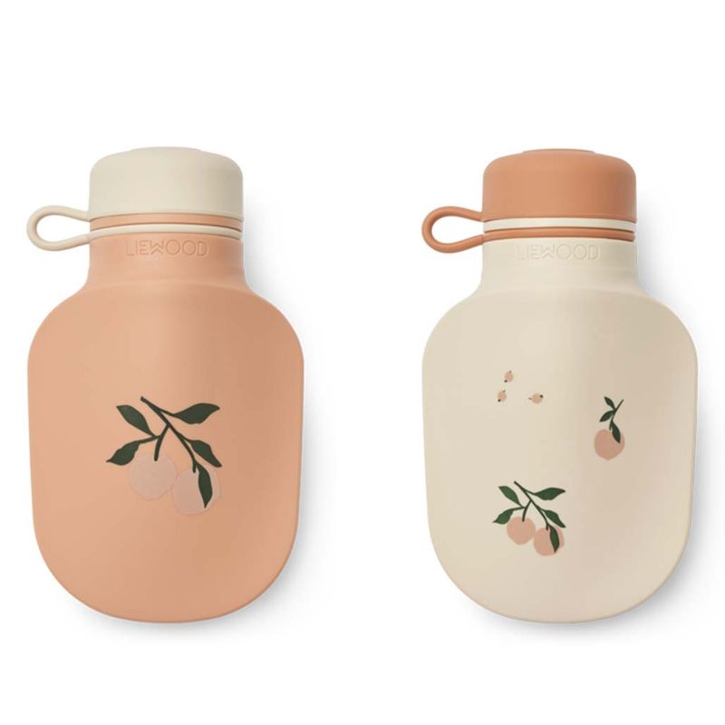 Liewood Lizzie 2-pack smoothieposer, Peach/Sea shell