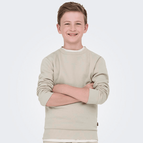Hovedbilde Only & Sons Osjceres sweatshirt til barn, Silver ...