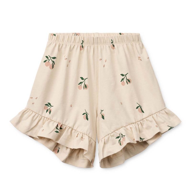 Liewood Ilford shorts-sett til barn, Peach mini/Sea shell