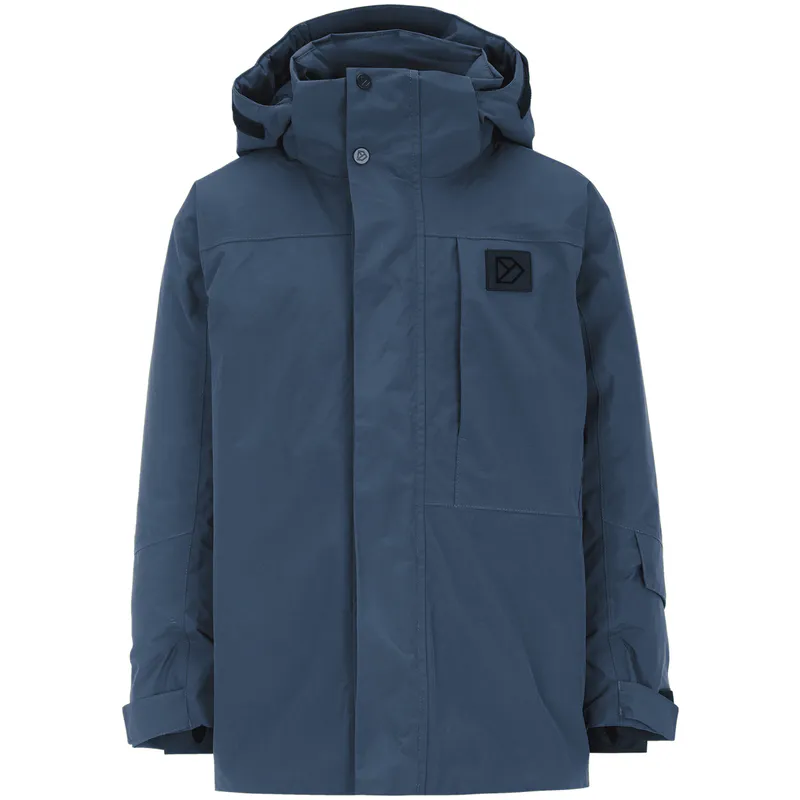 Didriksons Gabbro Kids Jkt 2 skalljakke, Mountain Blue