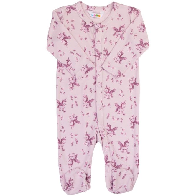 Hovedbilde Joha Unicorn & Dino heldress/pyjamas i bambus, ...