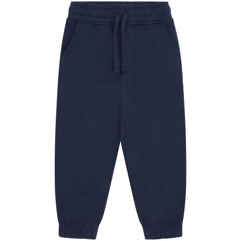 Hust and Claire Galon ull/bambus joggebukse, More Navy