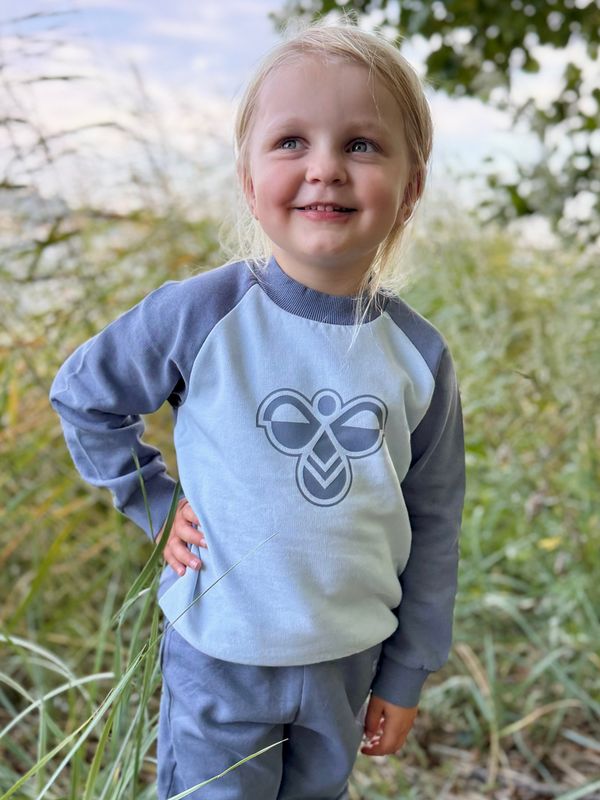 Hummel x DressMyKid Bumble joggedress-sett, Flint Stone